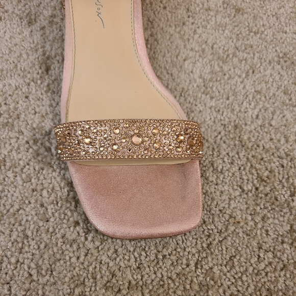 Betsey Johnson Mari Rose Gold Sandals - Picture 5 of 5